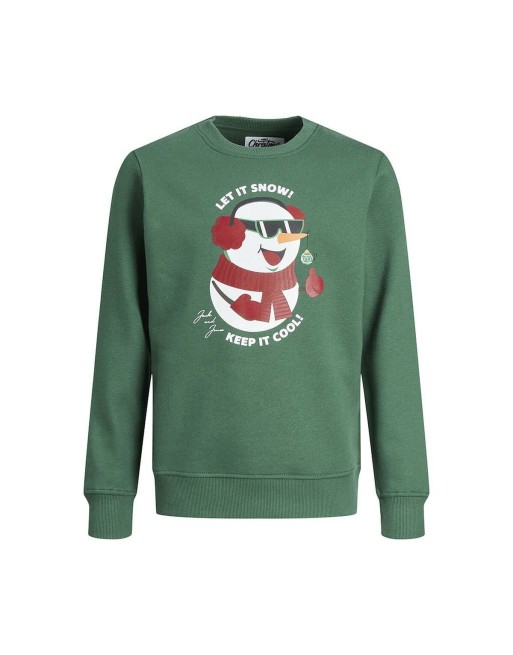 Sudadera sin Capucha Niño Jack & Jones 12222091 Verde