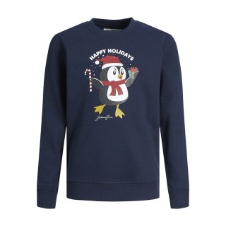Sweaters uden Hætte til Børn JORTOON  Jack & Jones 12222091 Marineblå