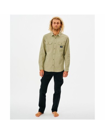 Camisa de Manga Larga Hombre Rip Curl Epic Beige