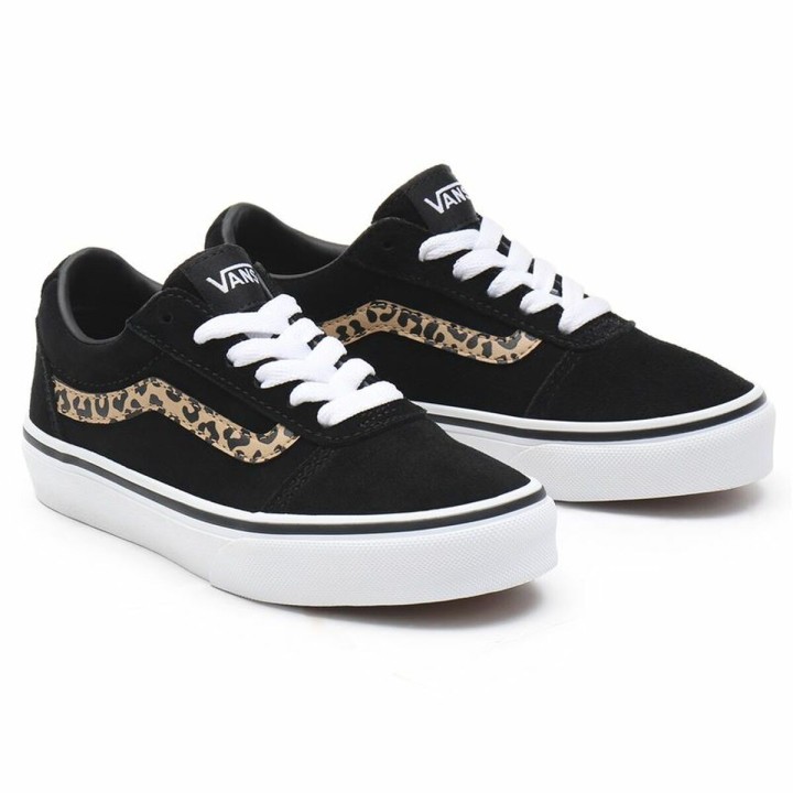 Kondisko til Børn Vans Ward Suede Sort Leopard