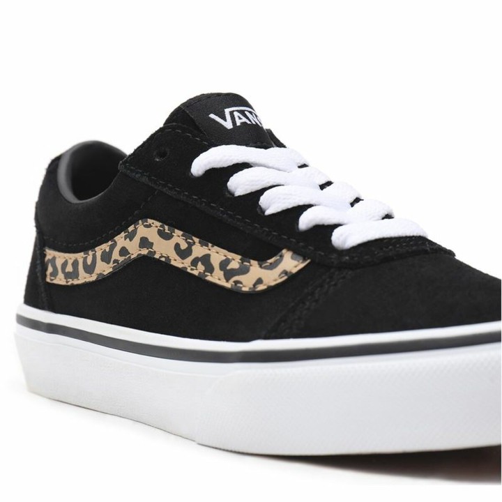 Kondisko til Børn Vans Ward Suede Sort Leopard