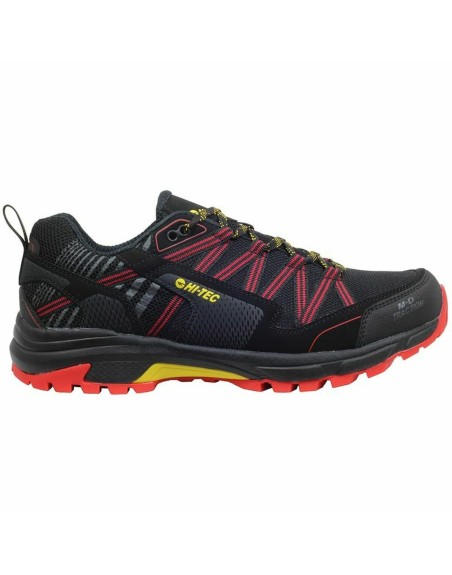 Zapatillas Deportivas Hombre Hi-Tec Gravel Rojo Negro