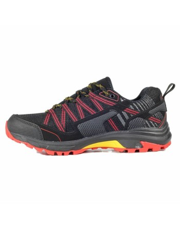 Zapatillas Deportivas Hombre Hi-Tec Gravel Rojo Negro