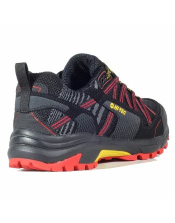 Zapatillas Deportivas Hombre Hi-Tec Gravel Rojo Negro