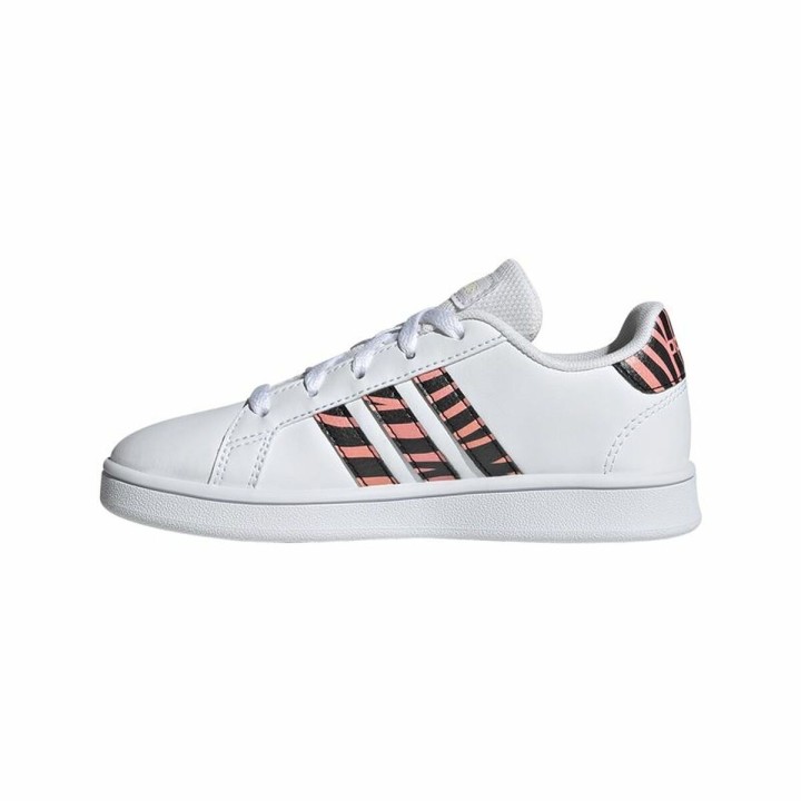 Scarpe Sportive per Bambini Adidas Grand Court Print Bianco