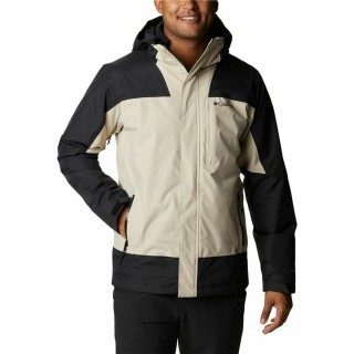 Jakke til Voksne Columbia Electric Peak Sort Beige 2-i-1 Med hætte