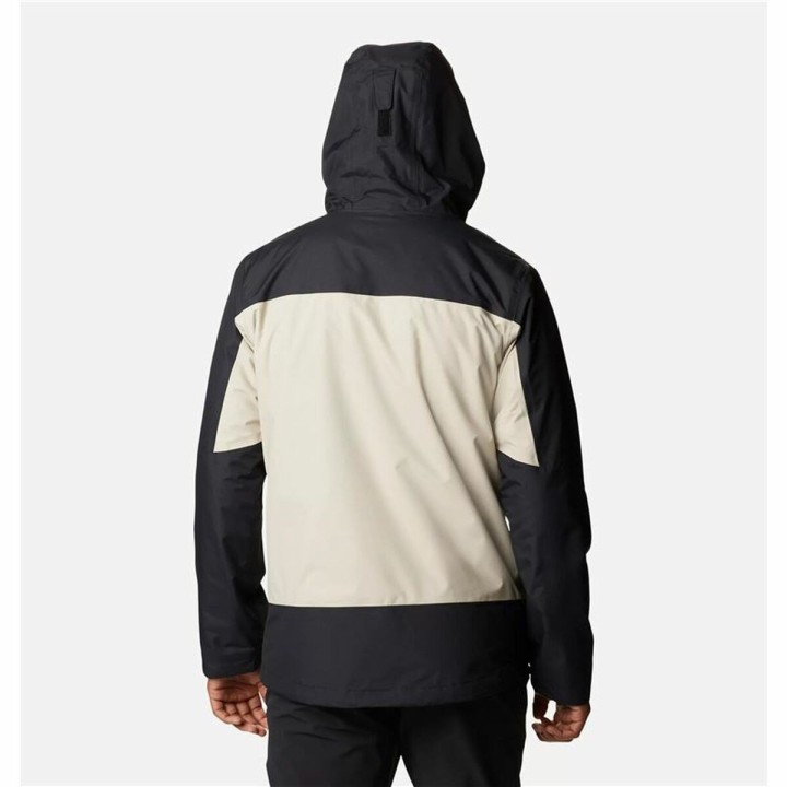 Jakke til Voksne Columbia Electric Peak Sort Beige 2-i-1 Med hætte