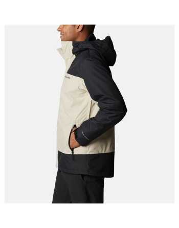 Jakke til Voksne Columbia Electric Peak Sort Beige 2-i-1 Med hætte