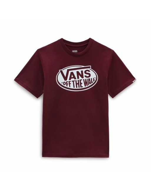 Maglia a Maniche Corte Bambino Vans Classic OTW Rosso Scuro