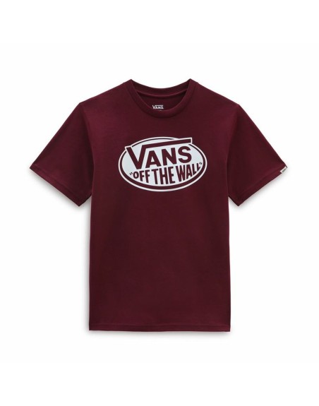 Maglia a Maniche Corte Bambino Vans Classic OTW Rosso Scuro