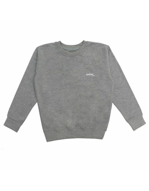 Jungen Sweater ohne Kapuze Softee Basic Grau