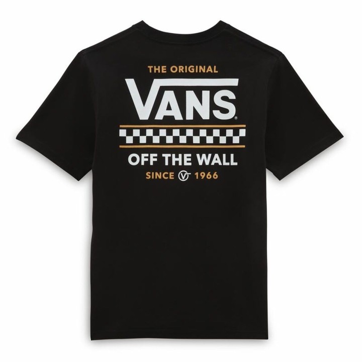 Kortærmet T-shirt til Børn Vans Stackton Sort