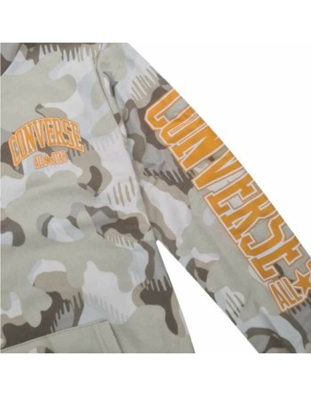 Sudadera con Capucha Niño Converse Polar Camouflage Beige