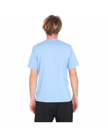Maglia a Maniche Corte Uomo Hurley Halfer Gradient UPF Azzurro