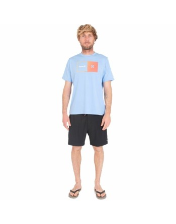T-shirt à manches courtes homme Hurley Halfer Gradient UPF Bleu