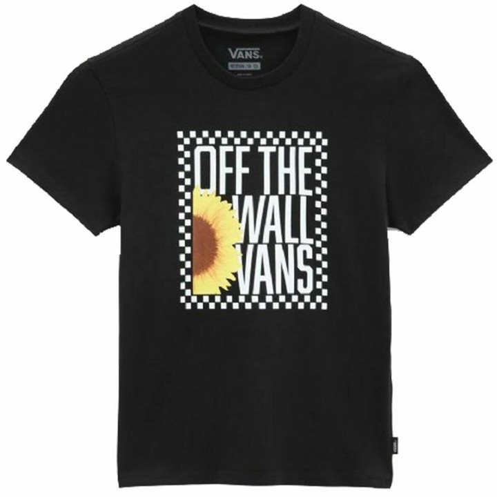 Børne Kortærmet T-shirt Vans Sunlit Crew Sort