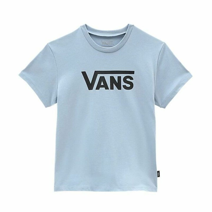 Børne Kortærmet T-shirt Vans Flying V Crew Blå