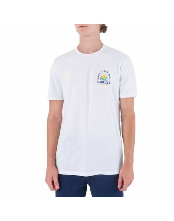 Men’s Short Sleeve T-Shirt Hurley Everyday Vacation White