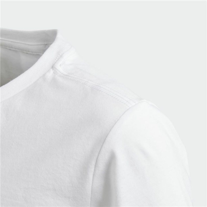 Kortærmet T-shirt til Børn Adidas Sportswear Iron Man Graphic Hvid