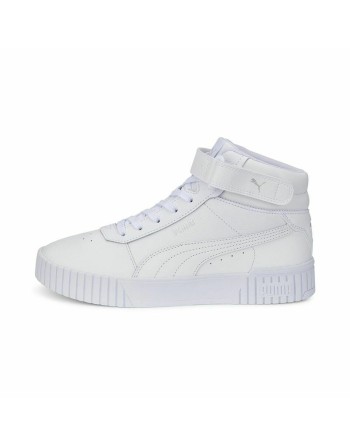 Casual Damenturnschuh Puma Carina 2.0 Mid Weiß