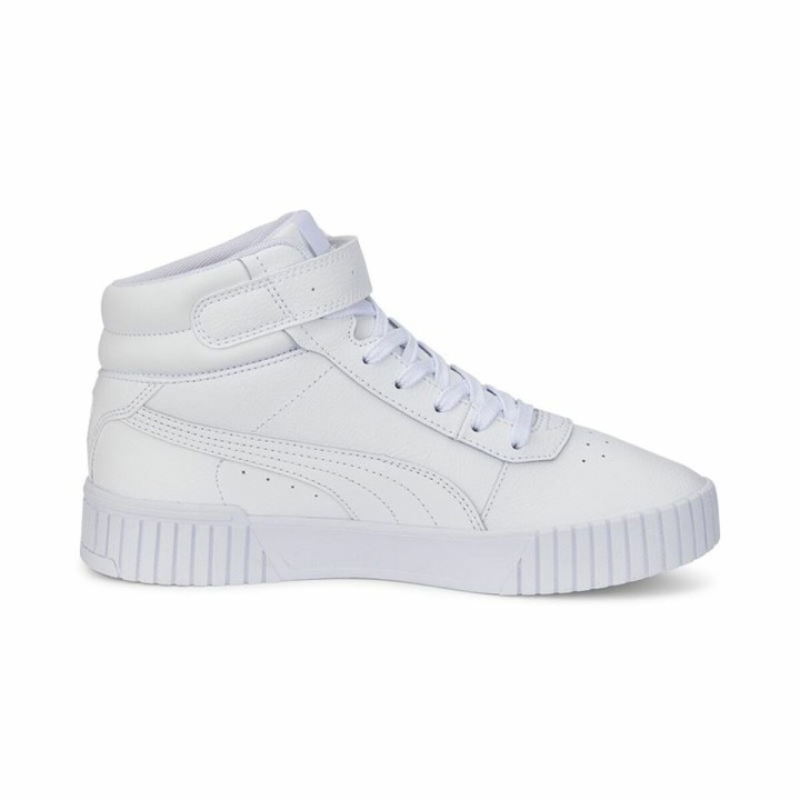 Kvinde Casual Sneakers Puma Carina 2.0 Mid Hvid
