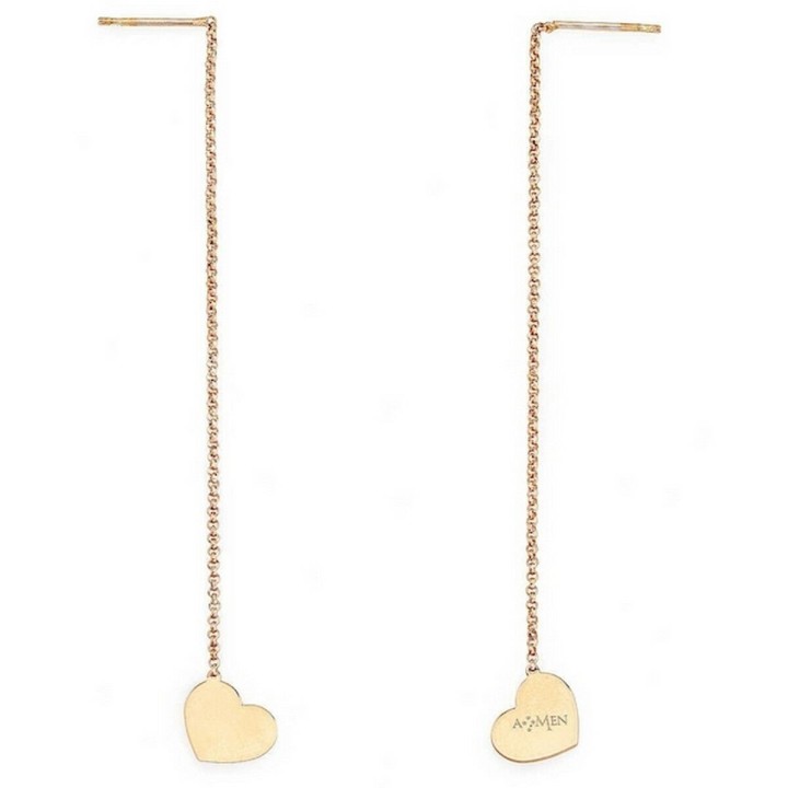 Pendientes Mujer Amen CUORE ROSE GOLD