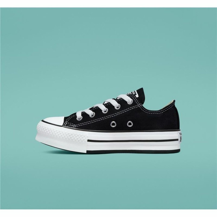 Kondisko til Børn Converse All-Star Lift Low Sort
