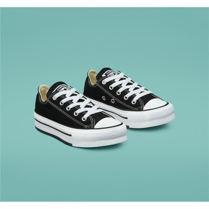 Kondisko til Børn Converse All-Star Lift Low Sort