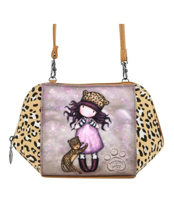 Borsa a Tracolla Gorjuss Leopardo (26 x 15,5 x 9,5 cm)