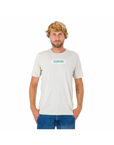 Maglia a Maniche Corte Uomo Hurley Evd Explore Lost Square Grigio