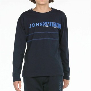 Langærmet T-shirt til Børn John Smith Bordo Marineblå
