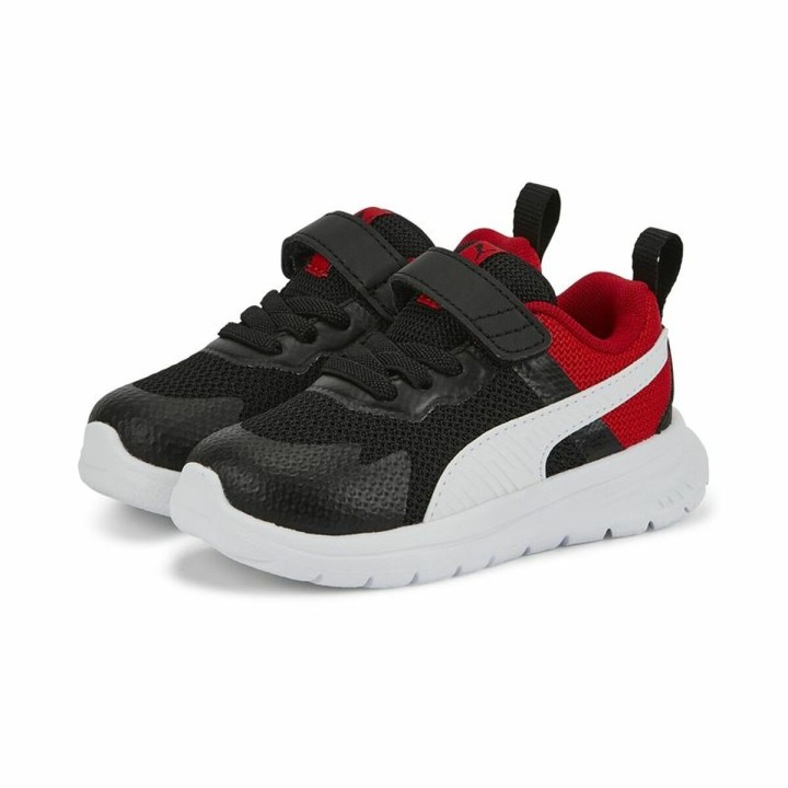 Løbesko til børn Puma Evolve Run Mesh Sort