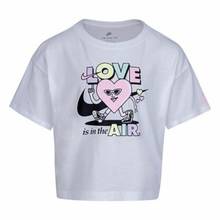 Maglia a Maniche Corte per Bambini Nike Knit Girls Lilla