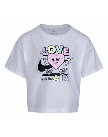 Child's Short Sleeve T-Shirt Nike Knit Girls Lilac