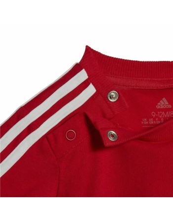 Ensemble de Sport pour Bébé Adidas Three Stripes Rouge