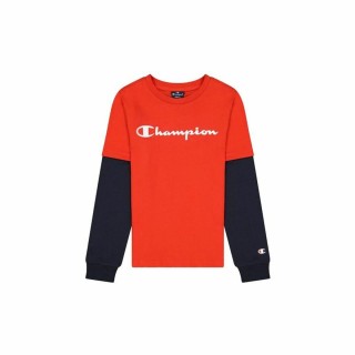 Langærmet T-shirt til Børn Champion Rød
