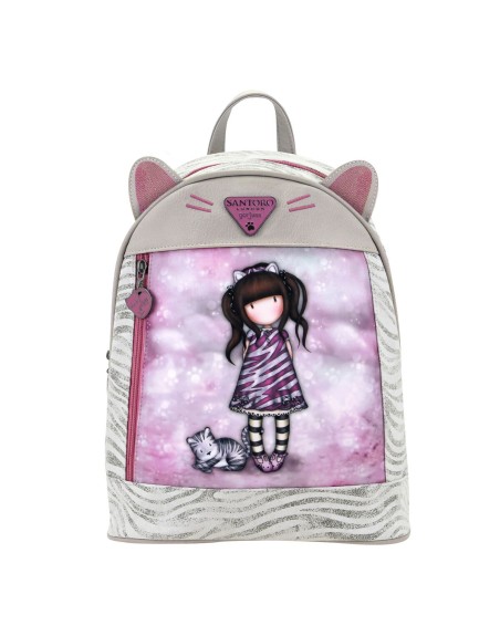 Mochila Casual Gorjuss Ruby wild Gris (25,5 x 31 x 10 cm)