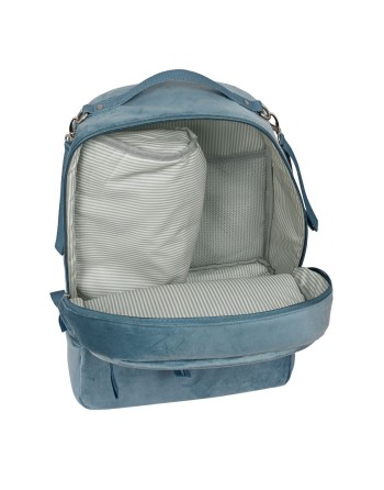 Mochila Accesorios Bebé Safta Leaves Turquesa (30 x 43 x 15 cm)