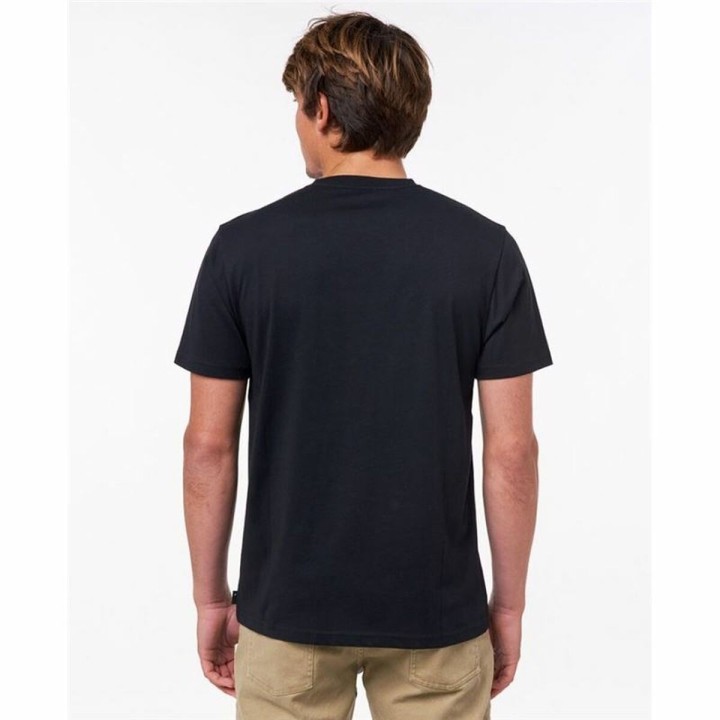 Kortærmet T-shirt til Mænd Rip Curl Horizon Badge Sort Mænd