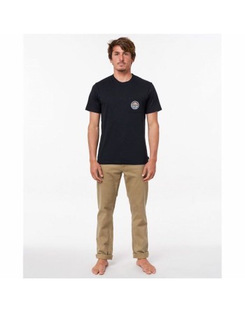 Kortærmet T-shirt til Mænd Rip Curl Horizon Badge Sort Mænd