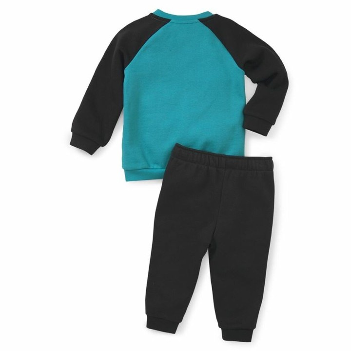 Baby træningsdragt Puma Minicat Essentials Sort Blå