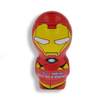 Gel e Shampoo 2 in 1 Air-Val Iron Men 400 ml