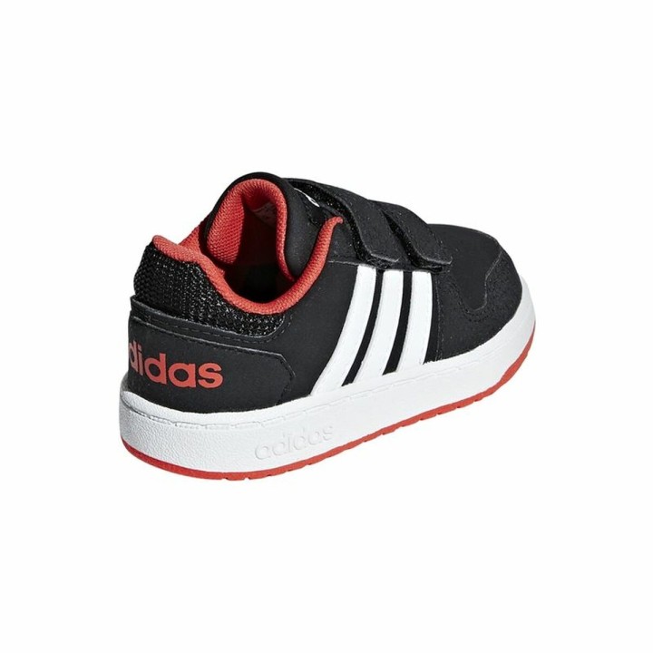 Sportssko til børn Adidas Hoops 2.0 Sort