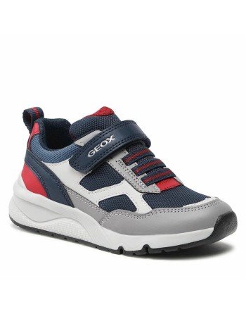 Jungen Sneaker Geox Rooner Grau Marineblau