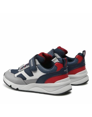 Jungen Sneaker Geox Rooner Grau Marineblau