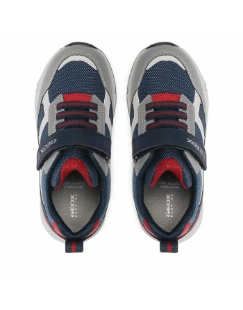 Jungen Sneaker Geox Rooner Grau Marineblau