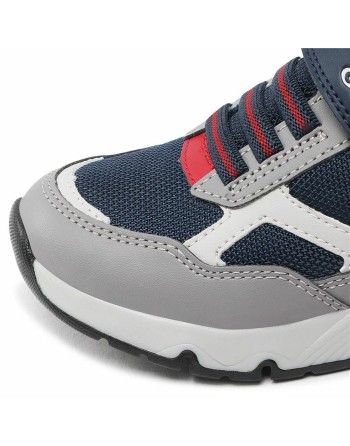 Jungen Sneaker Geox Rooner Grau Marineblau