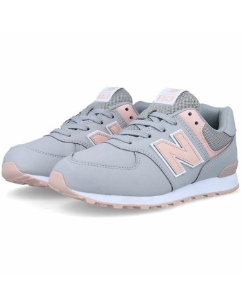 Casual Damenturnschuh New Balance 574  Grau Rosa