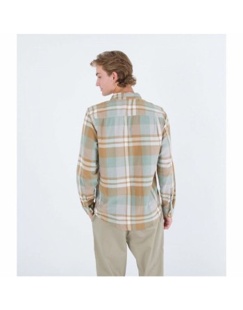 Camicia a Maniche Lunghe Uomo Hurley Portland Organic Marrone