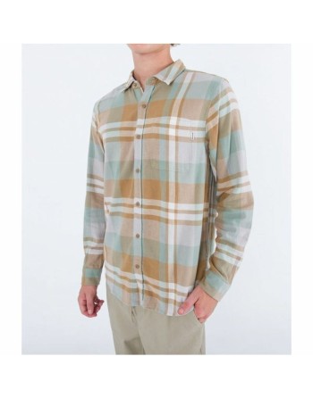 Camicia a Maniche Lunghe Uomo Hurley Portland Organic Marrone